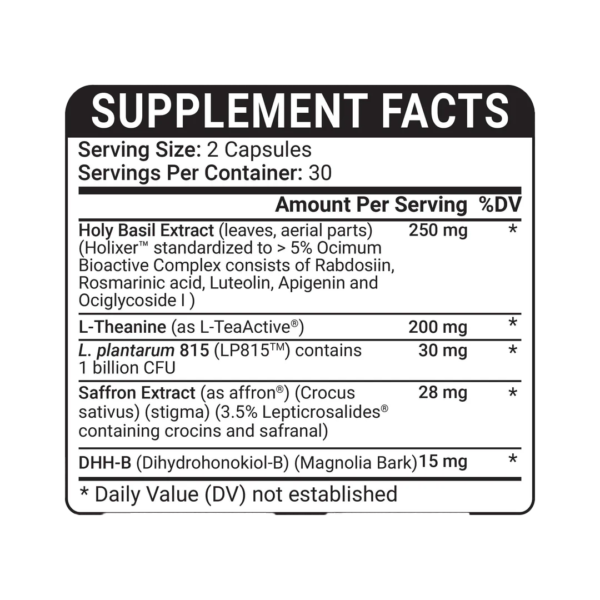 Supports a healthy stress response